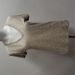 Lou & Gray V Neck Linen Top Women's Size Medium